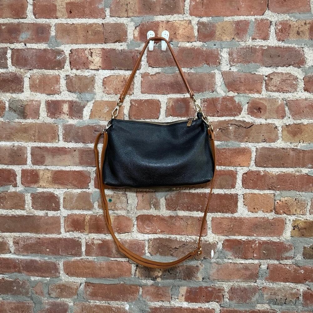 Valentina Italia Leather Shoulder Pochette Bag